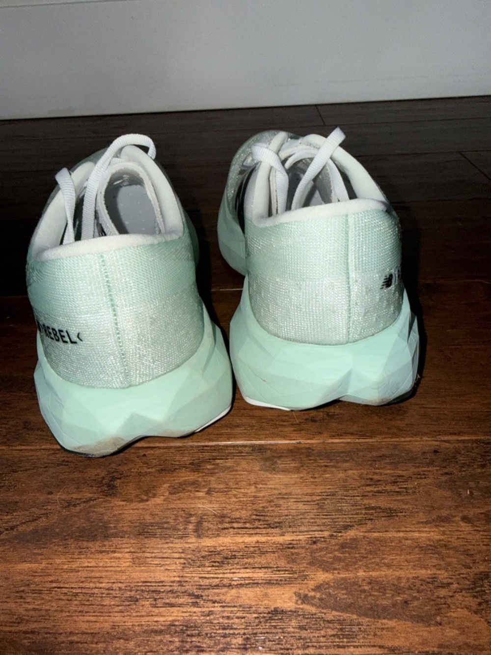 New Balance Women's Mint Green Athletic Running Shoes - Picture 3 of 7